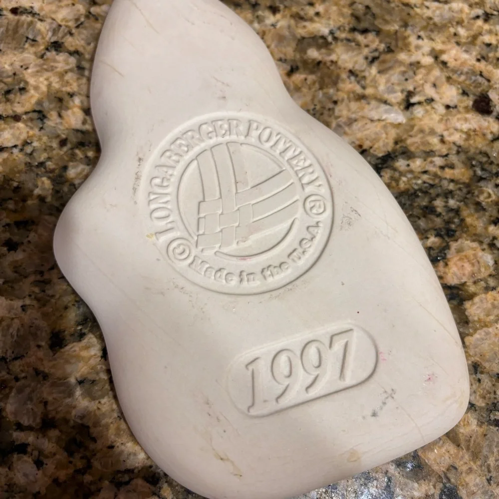 Longaberger | 1997 snowman cookie press mold